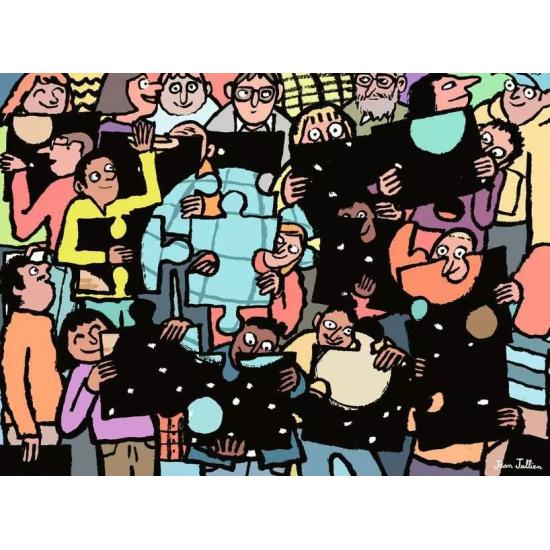 Puzzle Ravensburger Comunidade De Puzzles 500 Peças