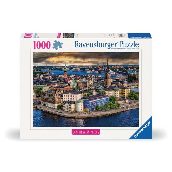 Puzzle Ravensburger Estocolmo, Suécia de 1000 peças