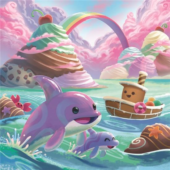 Puzzle Ravensburger Costa Doce 3x49 Peças