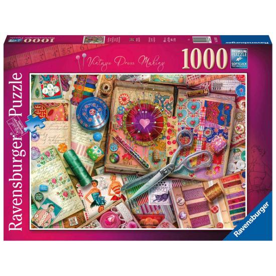 Puzzle Ravensburger Costura Vintage de 1000 peças
