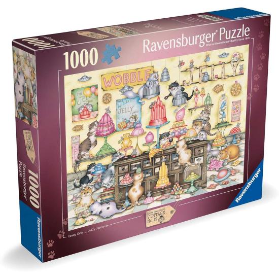 Puzzle Ravensburger Crazy Cat's Jelly Jamboree de 1000 peças