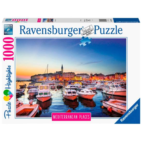 Puzzle Ravensburger Croácia Mediterrâneo 1000 peças