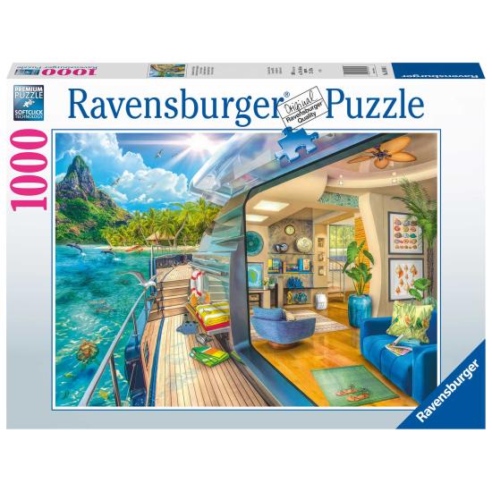 Puzzle Ravensburger Cruzeiro para os Trópicos de 1000 peças Puzzle Ravensburger Cruzeiro para os Trópicos de 1000 peças