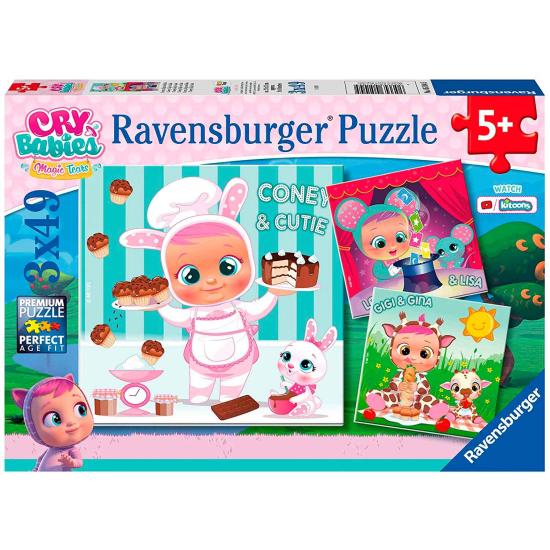 Puzzle Ravensburger Cry Babies 3x49 peças