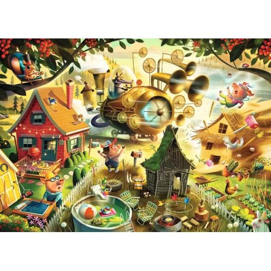 Puzzle Ravensburger Cuidado, Porquinhos de 1000 peças