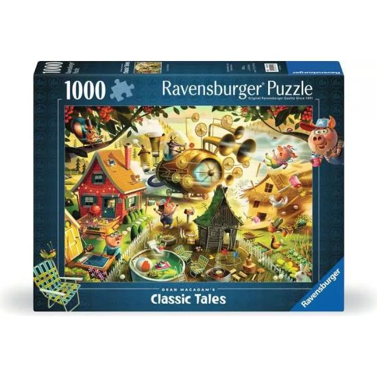Puzzle Ravensburger Cuidado, Porquinhos de 1000 peças