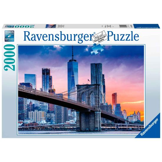 Ravensburger Brooklyn para Manhattan 2000 peças Puzzle