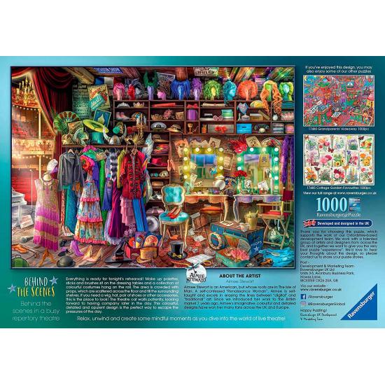 Puzzle Ravensburger Nos Bastidores de 1000 Peças