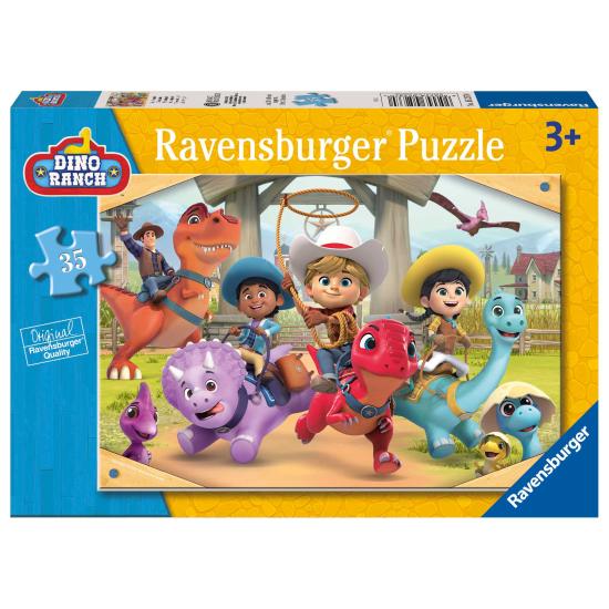Puzzle Ravensburger Dino Ranch de 35 Peças