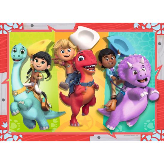 Puzzle Ravensburger Dino Ranch de 4x42 peças