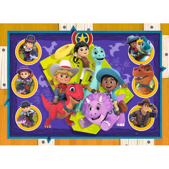 Puzzle Ravensburger Dino Ranch de 4x42 peças