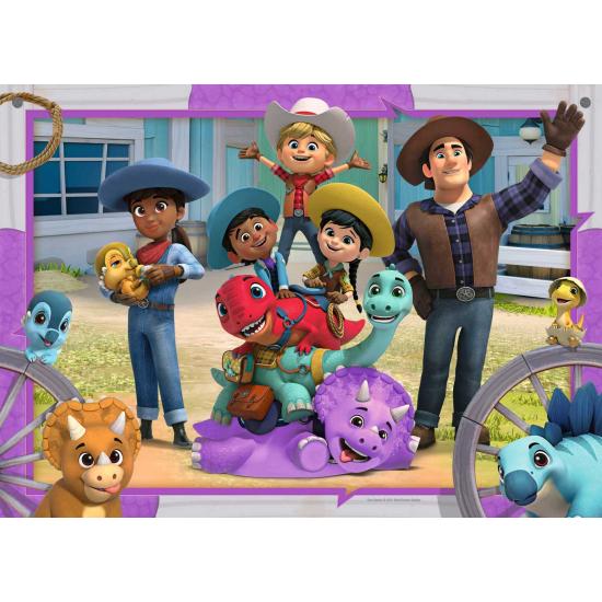 Puzzle Ravensburger Dino Ranch de 4x42 peças