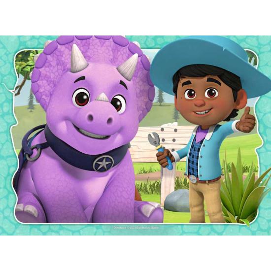 Puzzle Ravensburger Dino Ranch Progressivo de 12+16+20+24 Peças