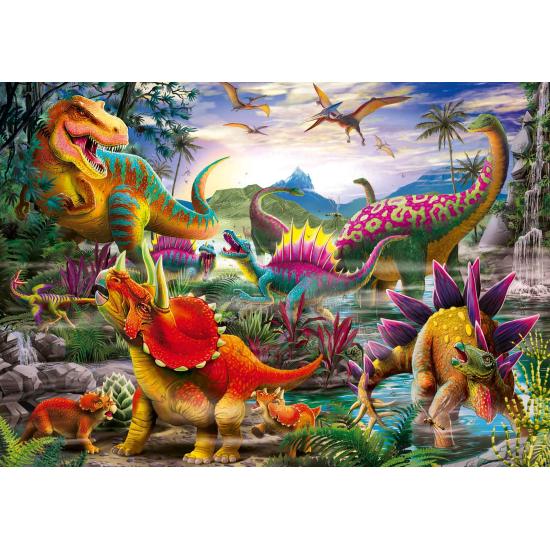 Puzzle Ravensburger Dinossauros Coloridos de 35 peças Puzzle Ravensburger Dinossauros Coloridos de 35 peças