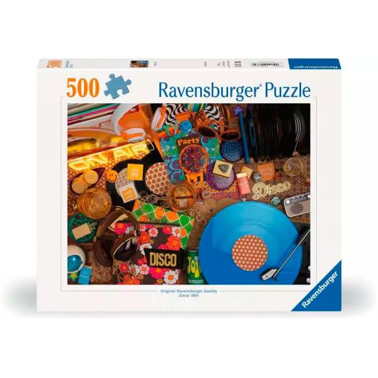 Puzzle Ravensburger Discos de Vinil 500 Peças Puzzle Ravensburger Discos de Vinil 500 Peças