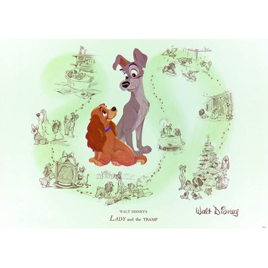 Ravensburger Disney Lady and the Tramp Puzzle de 1000 peç