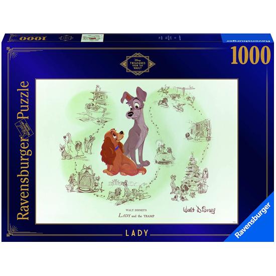 Ravensburger Disney Lady and the Tramp Puzzle de 1000 peç