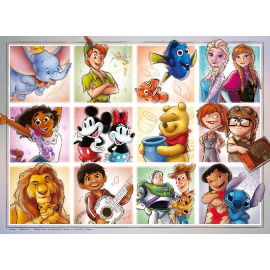 Puzzle Ravensburger Disney Multi-personagem XXL 100 peças Puzzle Ravensburger Disney Multi-personagem XXL 100 peças