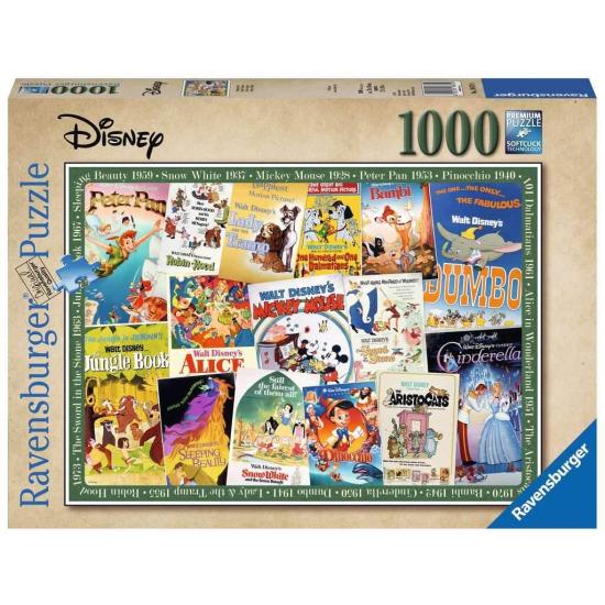 Puzzle Ravensburger Disney Filmes Vintage 1000 Peças