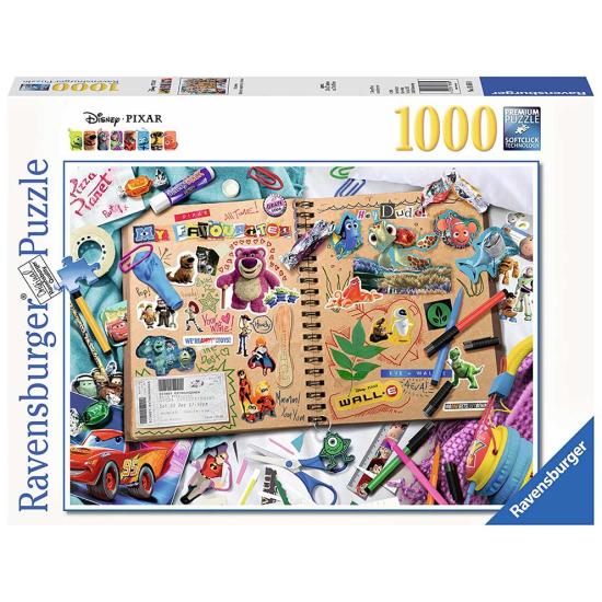 Puzzle Ravensburger Disney Pixar, Scrapbook 1000 peças