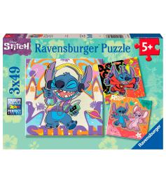 Puzzle Ravensburger Disney Stitch de 3x49 peças
