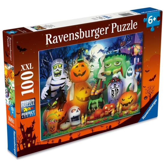 Puzzle Ravensburger Diversão assustadora XXL 100 Peças