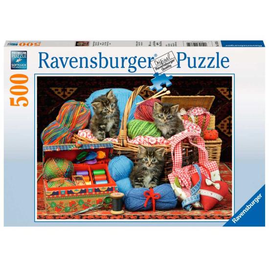 Ravensburger divertido sobre algo macio Puzzle de 500 peç
