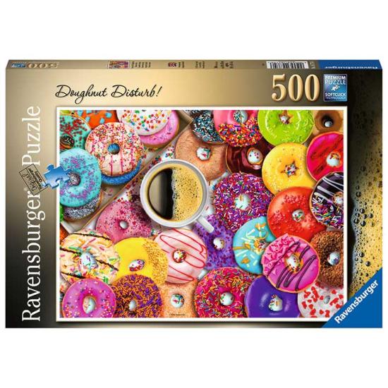 Puzzle de rosquinhas coloridas Ravensburger 500 peças