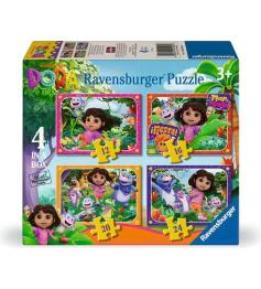 Puzzle Ravensburger Dora 12+16+20+24 Pçs