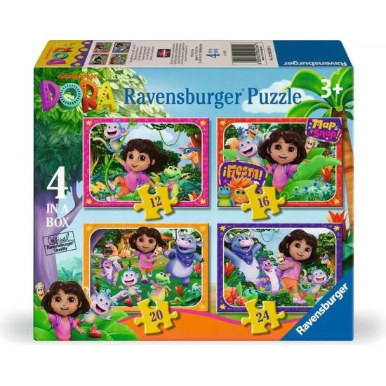 Puzzle Ravensburger Dora 12+16+20+24 Pçs