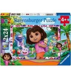 Puzzle Ravensburger Dora 2x24 Peças