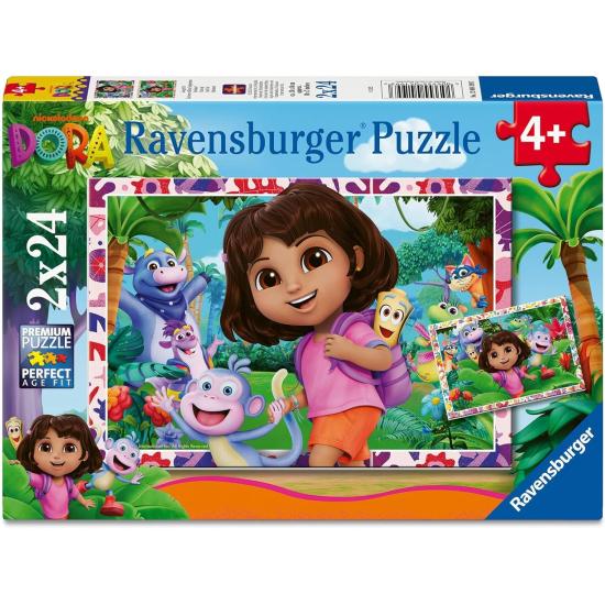 Puzzle Ravensburger Dora 2x24 Peças