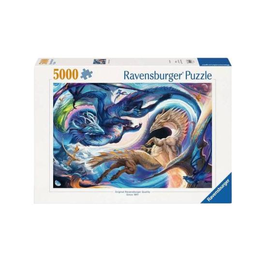 Puzzle Ravensburger Dragão de Dia e de Noite de 5000 Peças