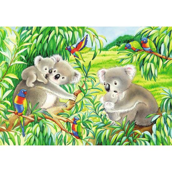 Puzzle Ravensburger Sweet Koalas e Pandas 2x24 Peças