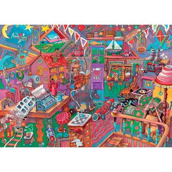 Puzzle Ravensburger A Loja de Memórias de 1000 Peças Puzzle Ravensburger A Loja de Memórias de 1000 Peças
