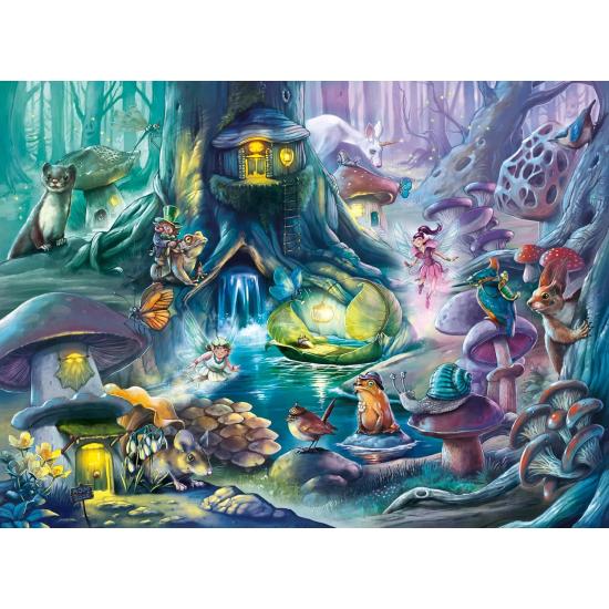 Puzzle Ravensburger A Floresta Encantada XXL 150 Peças Puzzle Ravensburger A Floresta Encantada XXL 150 Peças
