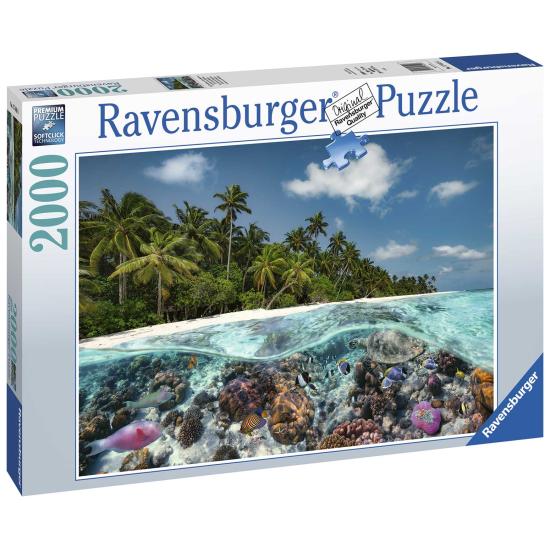 Puzzle Ravensburger Mergulho nas Maldivas de 2000 peças