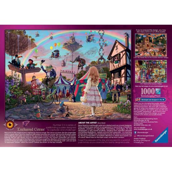 Puzzle Ravensburger O Circo Mágico de 1000 Peças