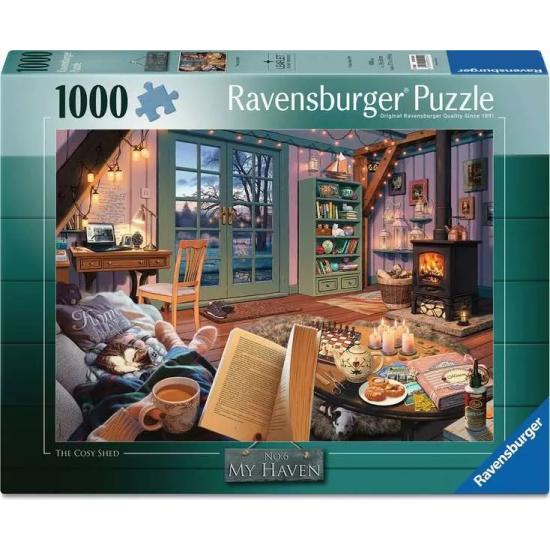 Puzzle Ravensburger O Galpão Aconchegante de 1000 Peças