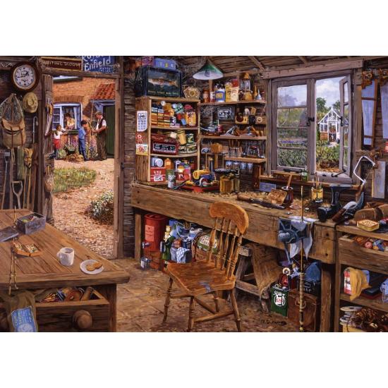 Puzzle Ravensburger Grandpa's Shed 1000 peças