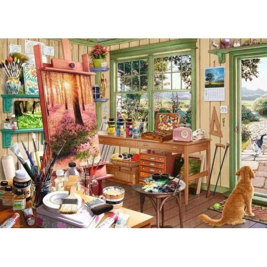 Puzzle Ravensburger O Ateliê Do Artista de 1000 peças