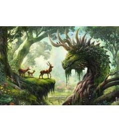 Puzzle Ravensburger O Dragão da Floresta Desperta 3000 peças