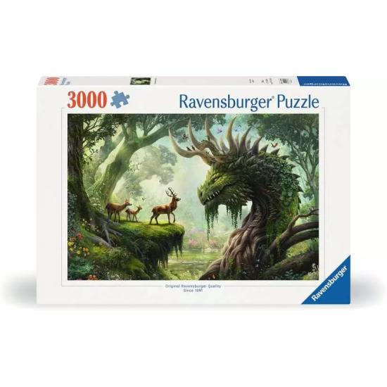 Puzzle Ravensburger O Dragão da Floresta Desperta 3000 peças