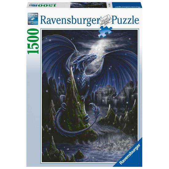 Puzzle Ravensburger O Dragão Azul Escuro 1500 Peças