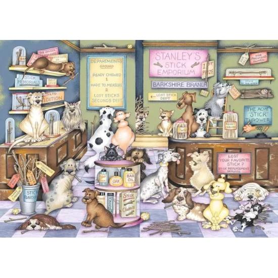 Puzzle Ravensburger Empório De Bastões Do Stanley 1000 P