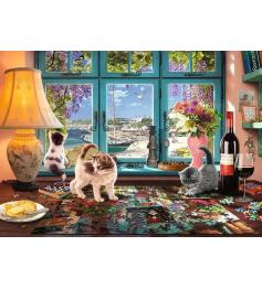 Puzzle Ravensburger A Mesa Do puzzleiro de 1000 peças