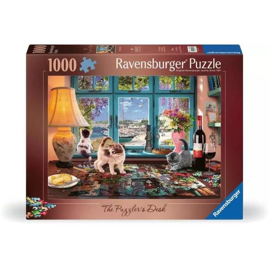 Puzzle Ravensburger A Mesa Do puzzleiro de 1000 peças