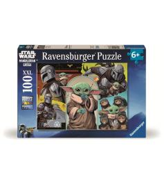 Puzzle Ravensburger O Mandaloriano E Grogu XXL 100 Peças