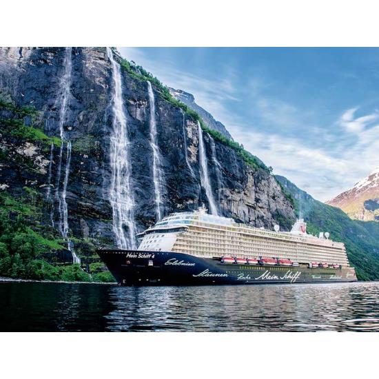 Ravensburger Puzzle O Mein Schiff 4 no Fiorde 500 Pzs XXL