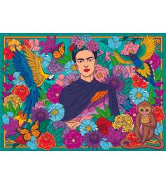 Puzzle Ravensburger O Paraíso de Frida Kahlo de 1000 peças